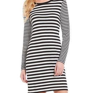 Michael Kors Mixed Stripe Stretch Jersey Dress